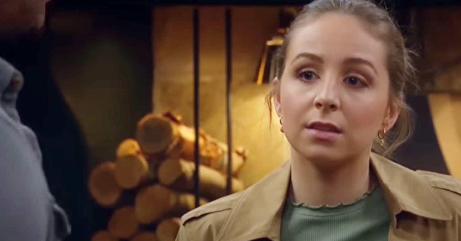 Emmerdale's Belle is serious in the Woolpack