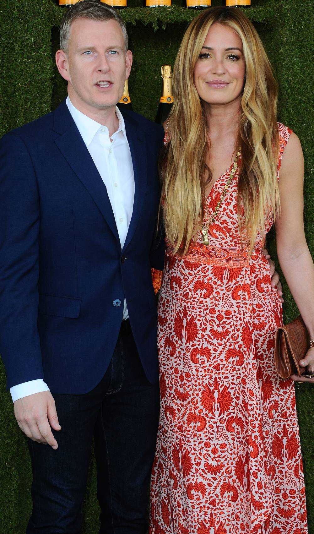 Patrick Kielty and Cat Deeley poses for pictures