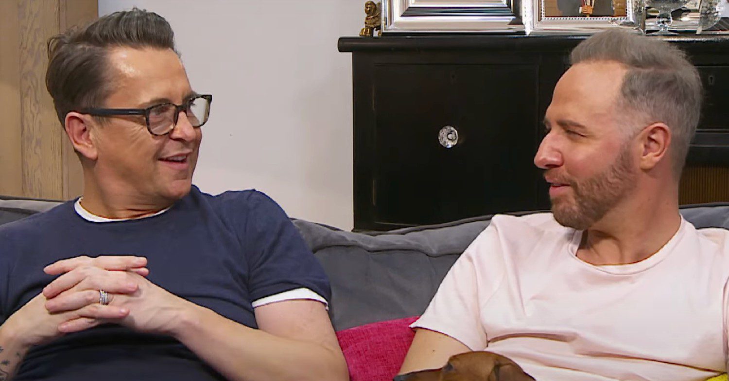 Stephen and Chris on Gogglebox