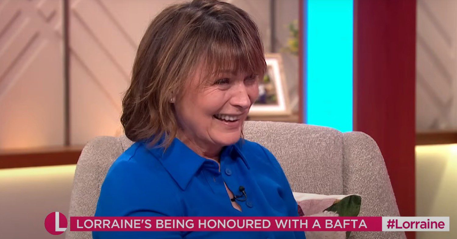 Lorraine Kelly smiling on Lorraine