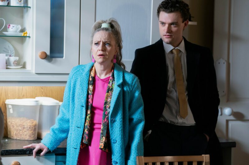 Linda and Johnny on EastEnders