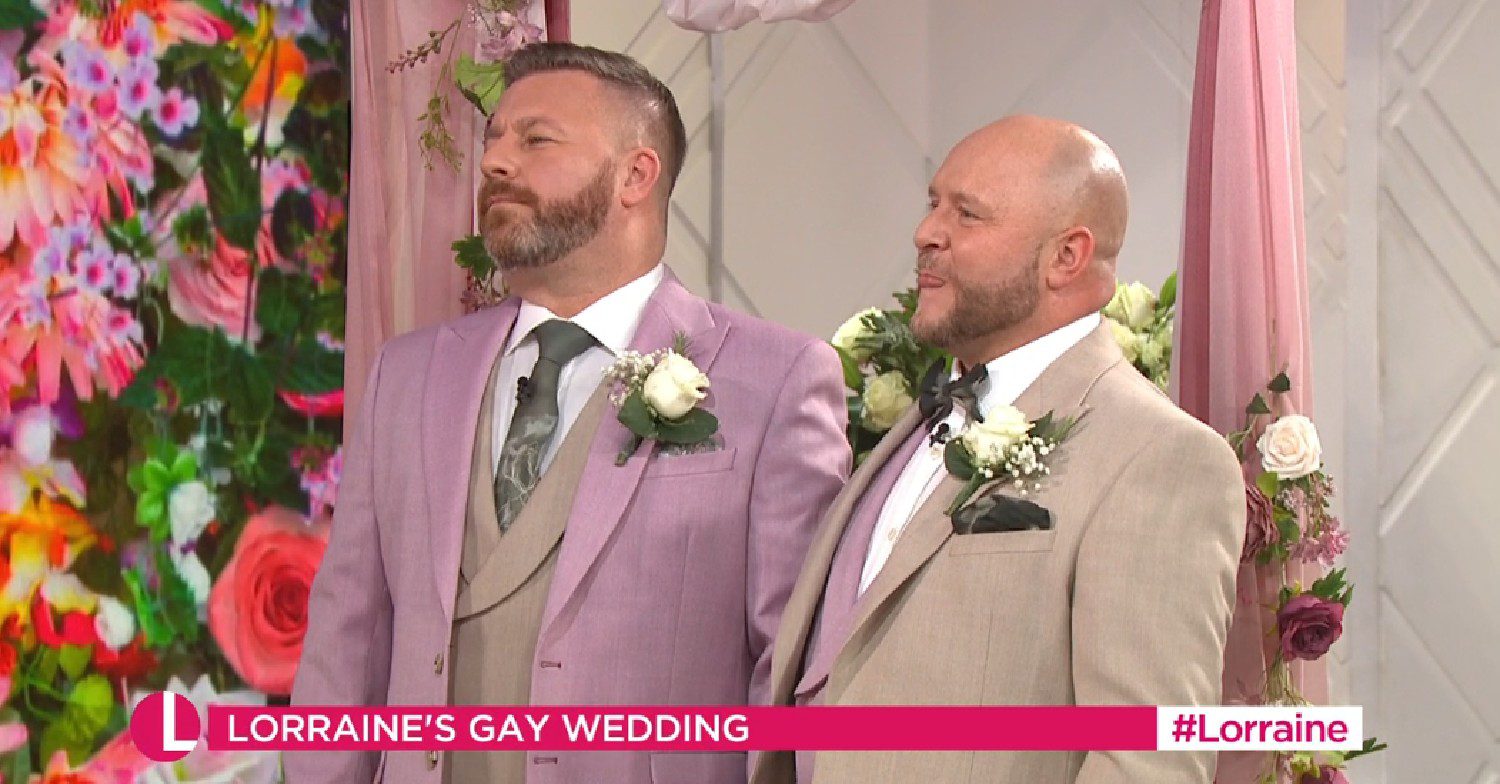 Couple getting married on Lorraine today