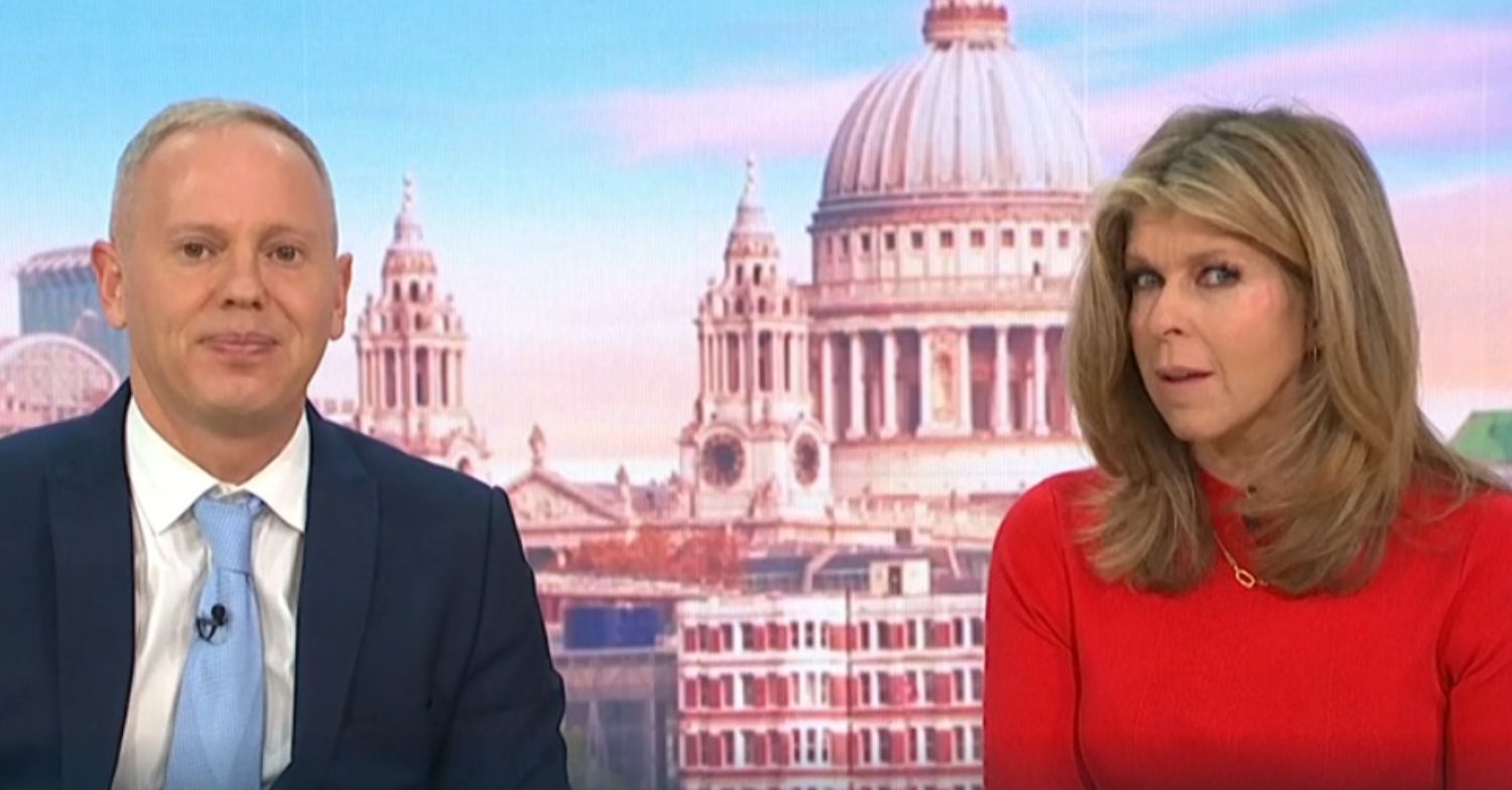 Rob Rinder and Kate Garraway hosting GMB