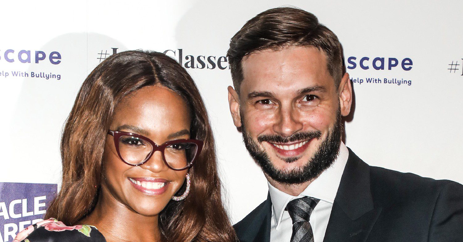 Oti Mabuse and her husband smiling