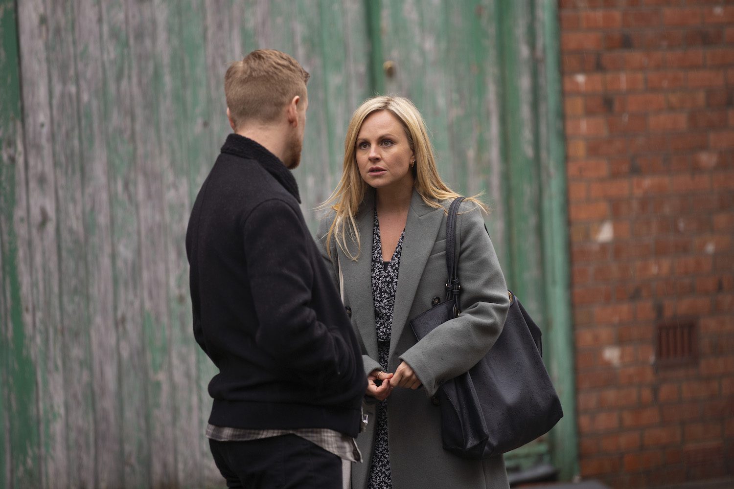 Corrie: Sarah is worried as she talks to Gary