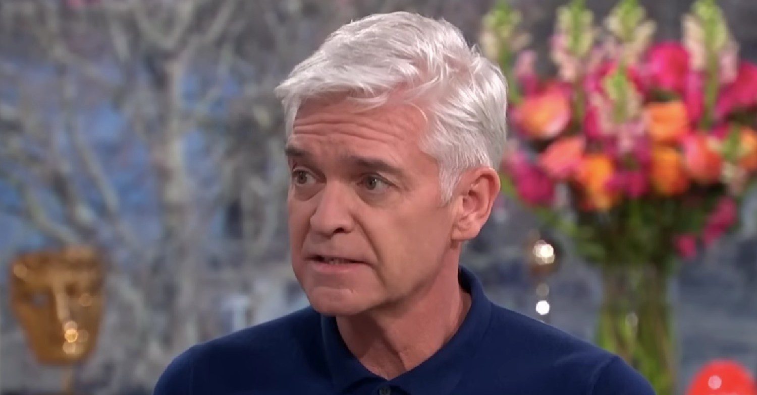 Phillip Schofield on This Morning talking