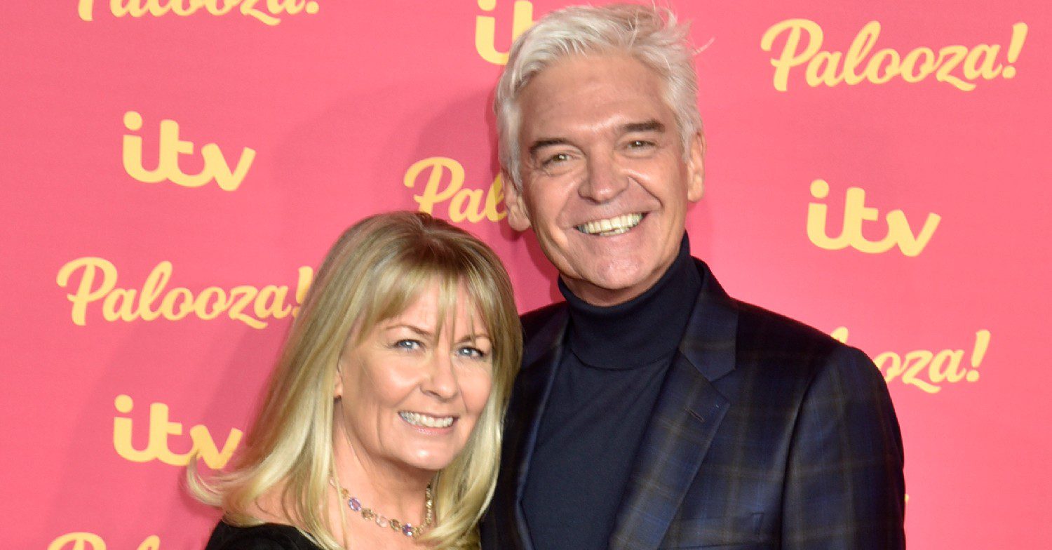 Phillip Schofield and his wife Stephanie smiling