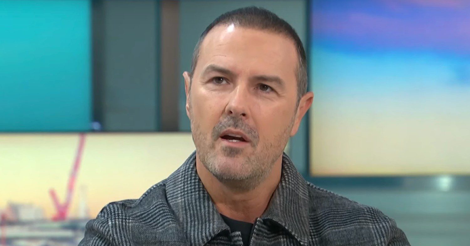 Paddy McGuinness looking up on GMB