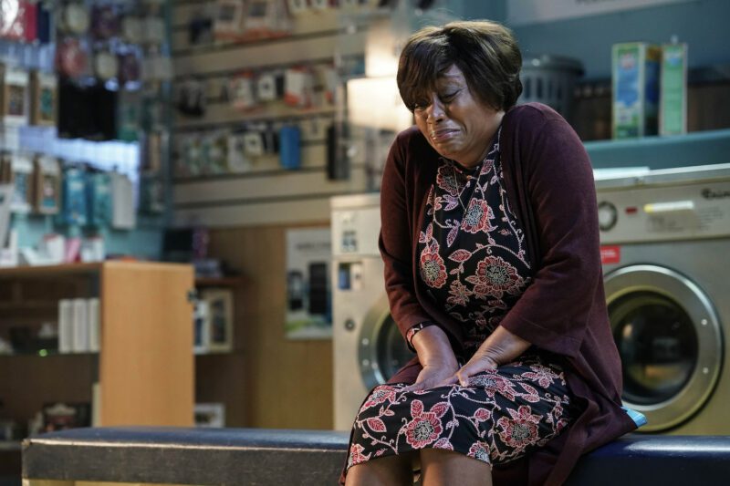 Yolande looks upset on EastEnders