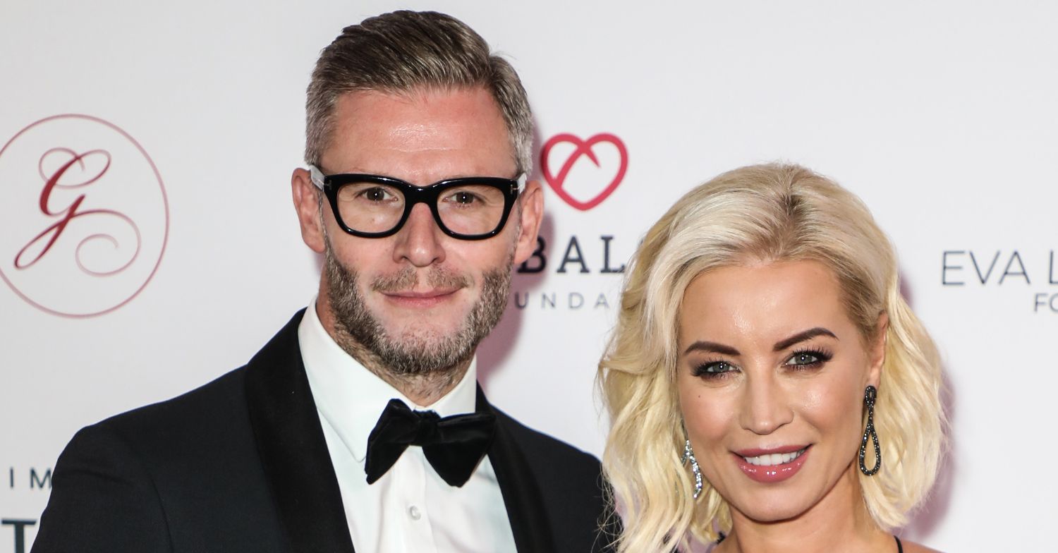 Denise Van Outen and Eddie Boxshall smiling