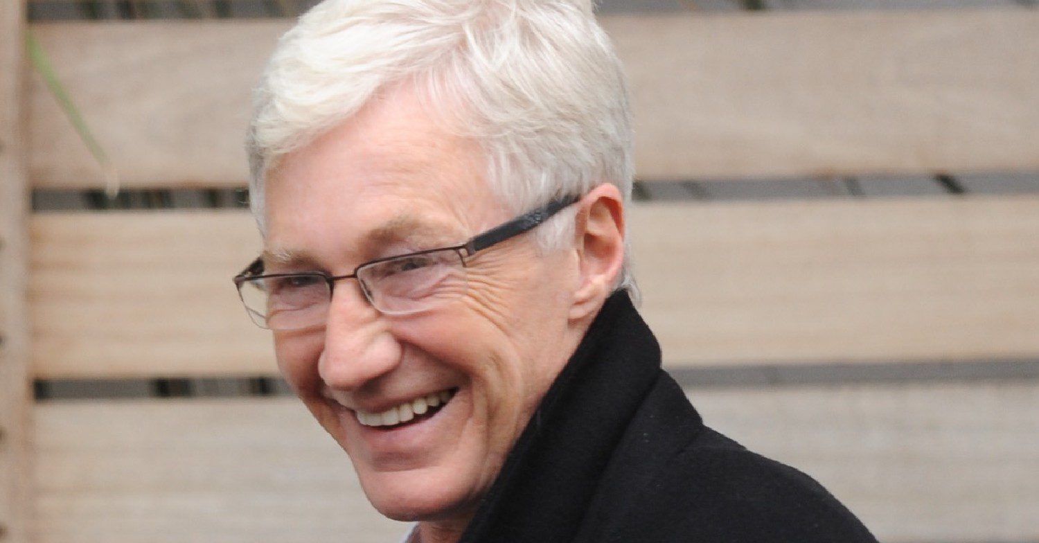 Paul O'Grady smiling outside 