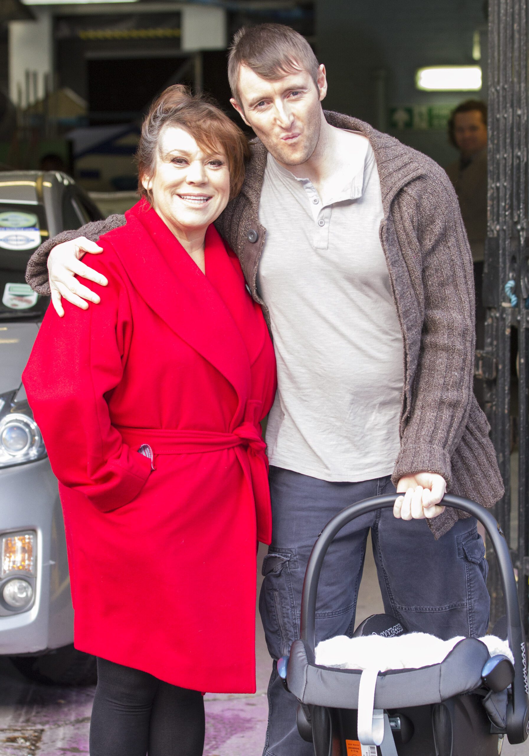 Tina Malone and Paul Chase smiling