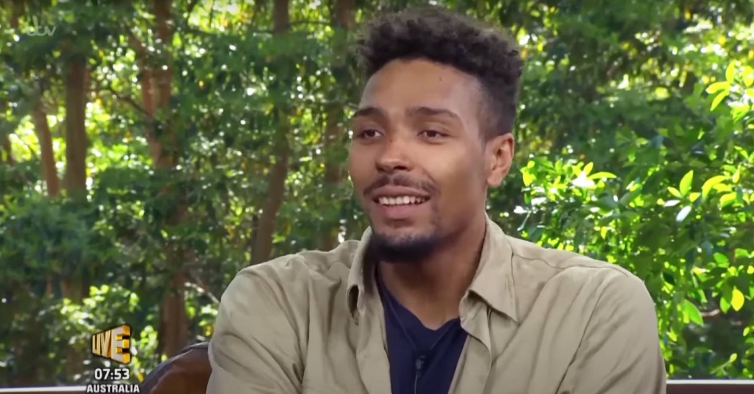 Jordan Banjo smiles after his I'm A Celebrity stint