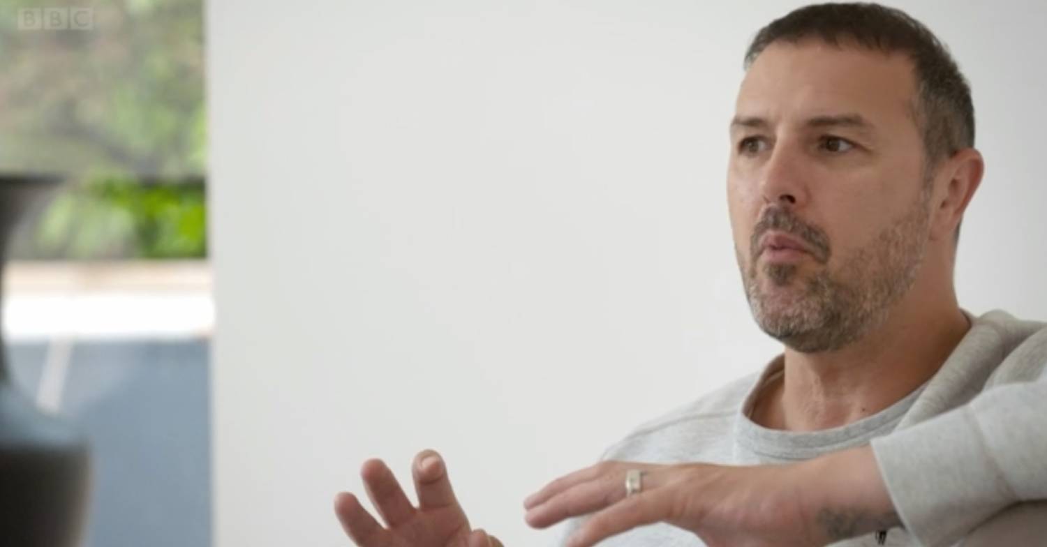 Paddy McGuinness gesticulates