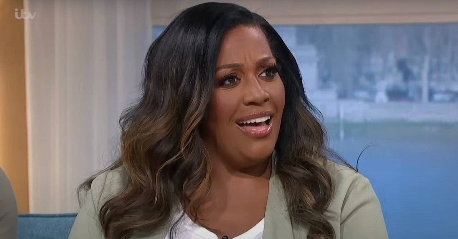 Alison Hammond smiling on This Morning