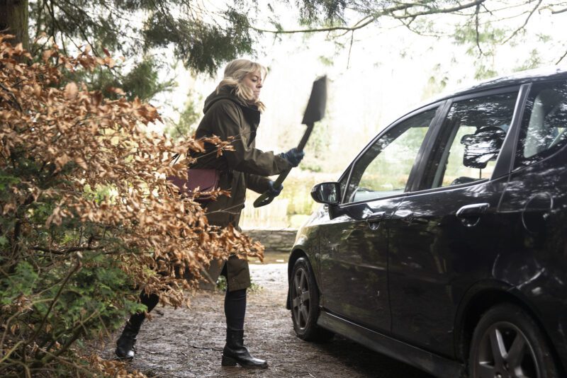 Coronation Street: Angry Toyah smashes a car with a shovel