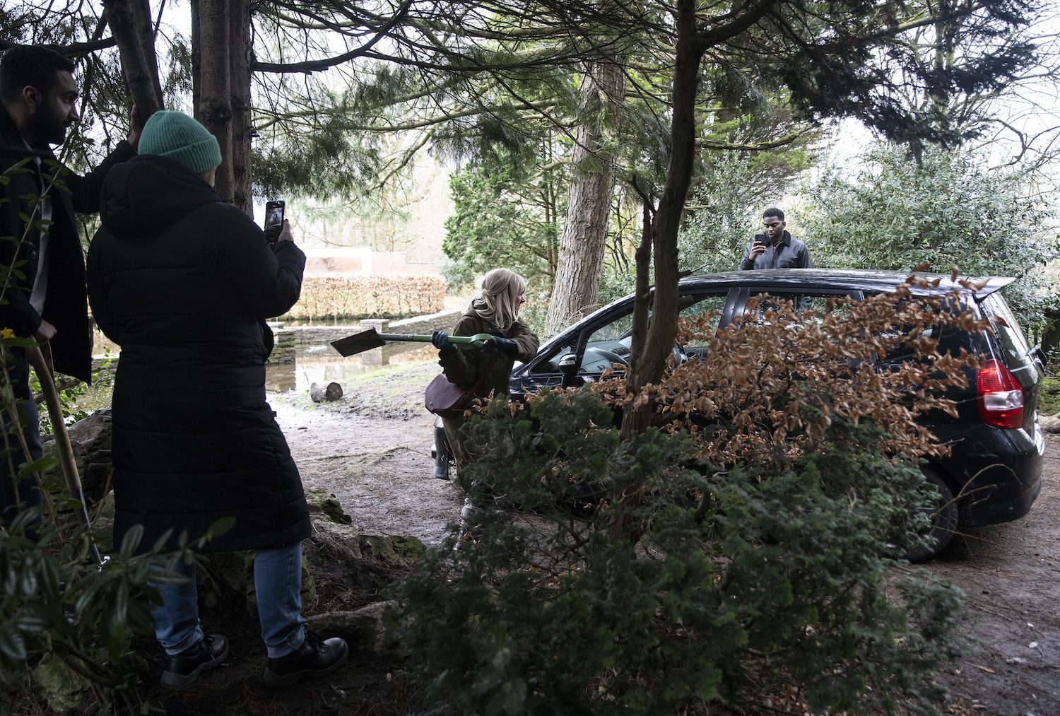 Coronation Street: Angry Toyah smashes a car with a shovel