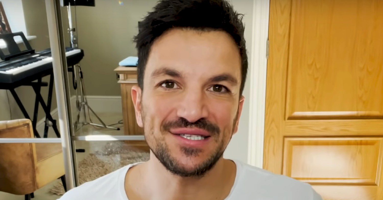 Peter Andre discusses sharing his children online in a youtube video on his channel