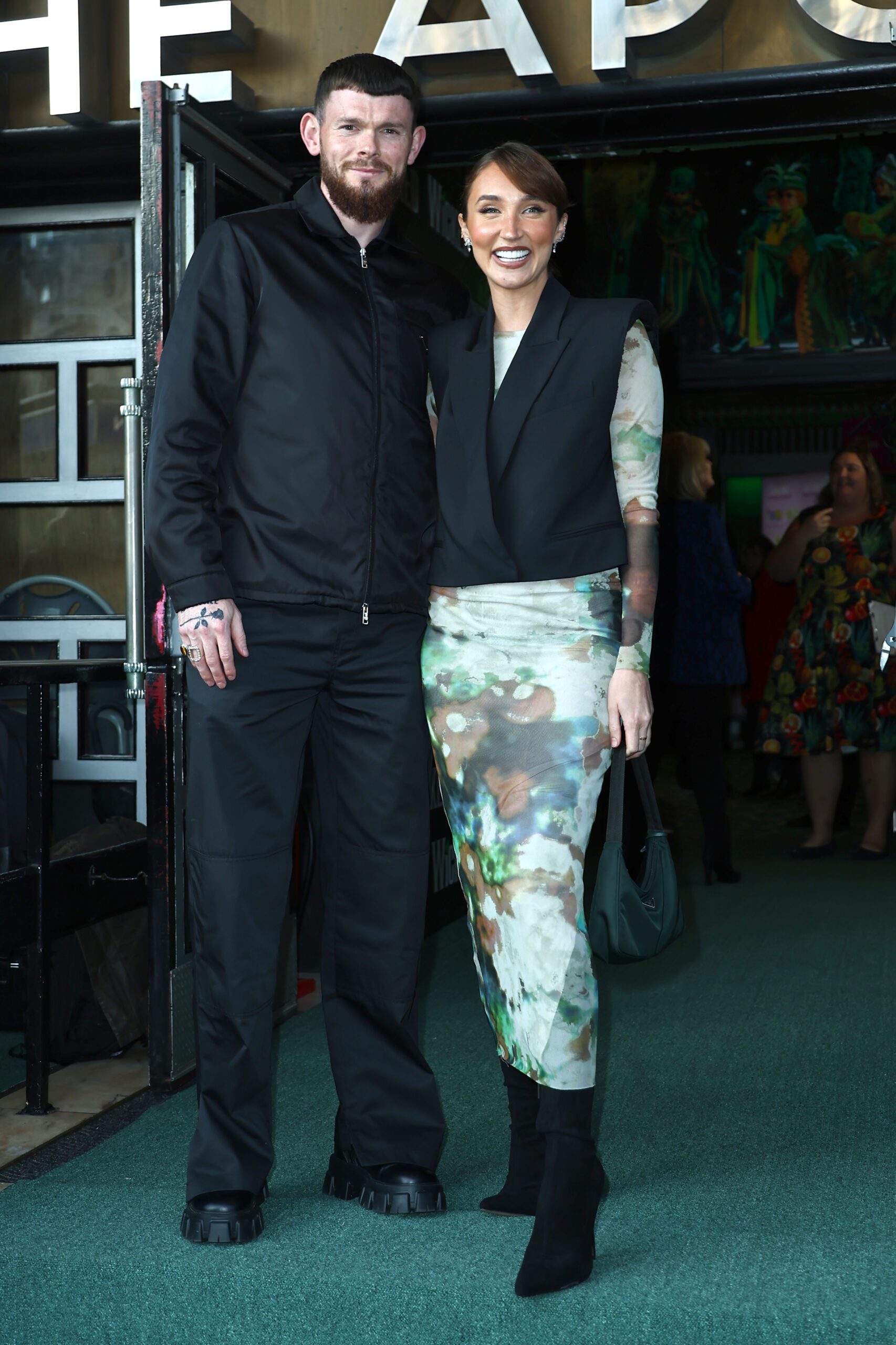 Megan McKenna and her partner Oliver Burke