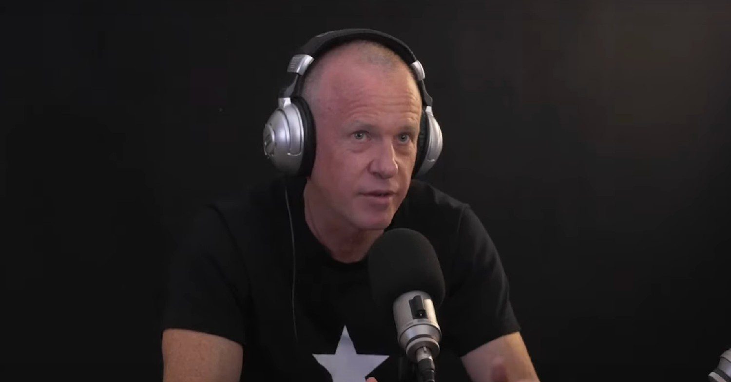Tim Lovejoy during a podcast