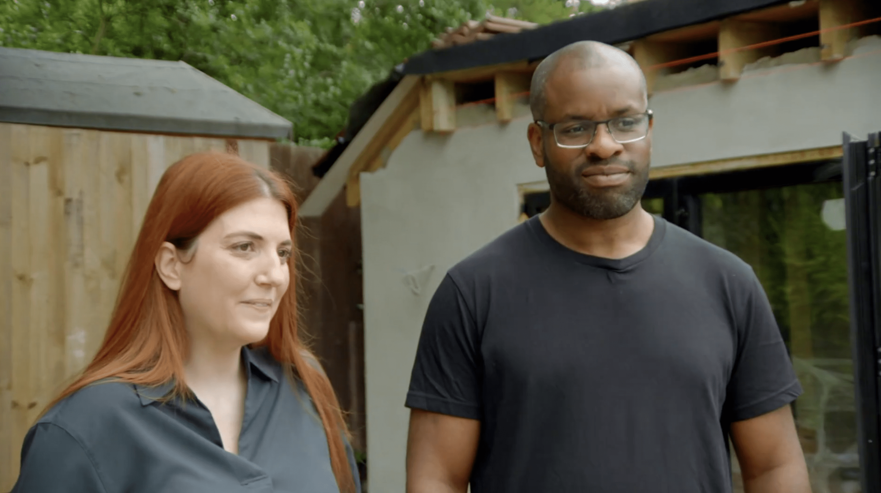 Stacey Solomon's Renovation Rescue, Erick and Caroline at their 1980's bungalow
