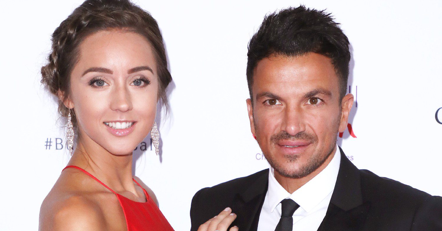 Peter Andre and wife Emily smiling