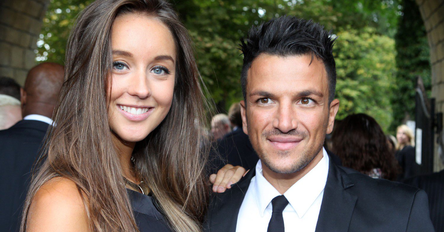 Peter Andre and wife Emily smiling