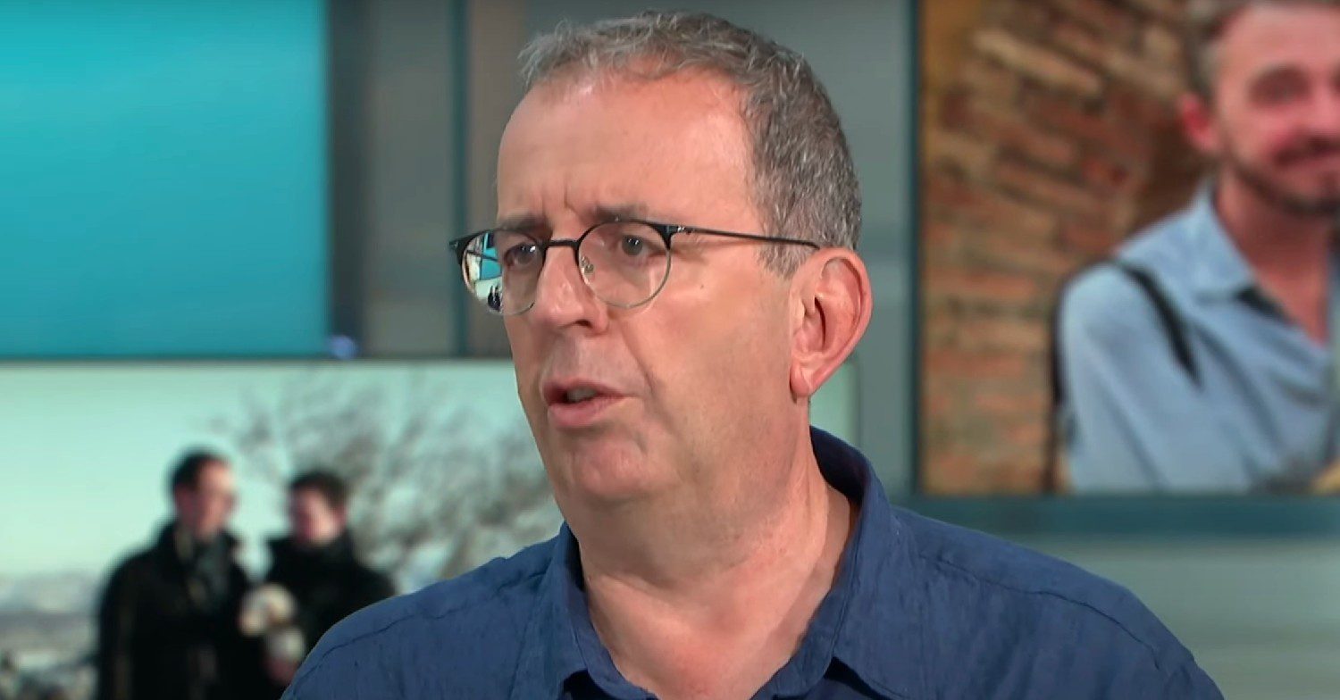 Rev Richard Coles speaking on GMB