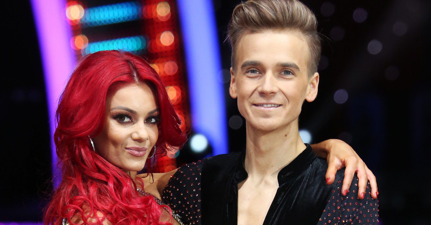 Joe Sugg and Dianne Buswell at Strictly photocall