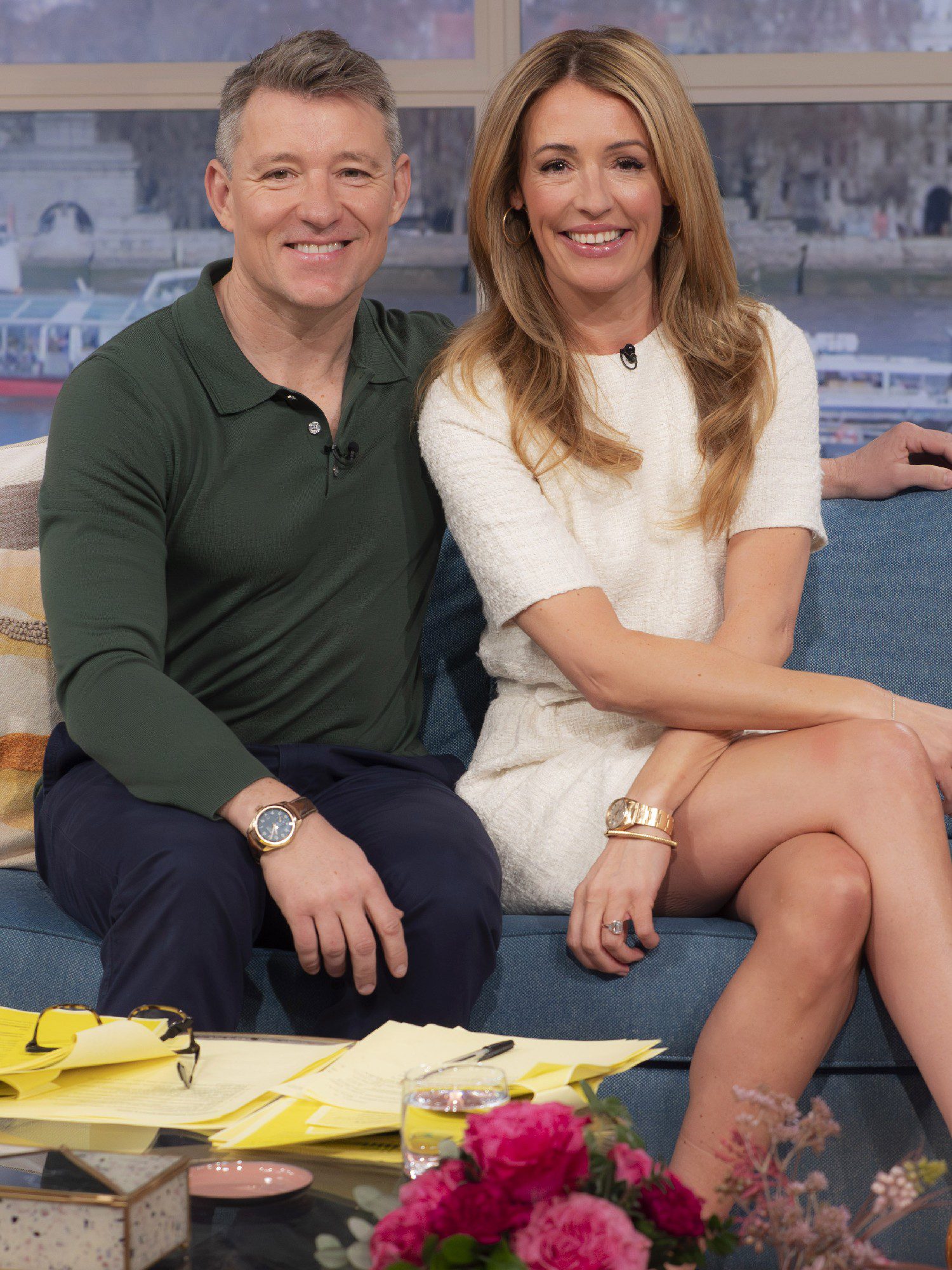 Ben Shephard and Cat Deeley smiling in This Morning promo pic