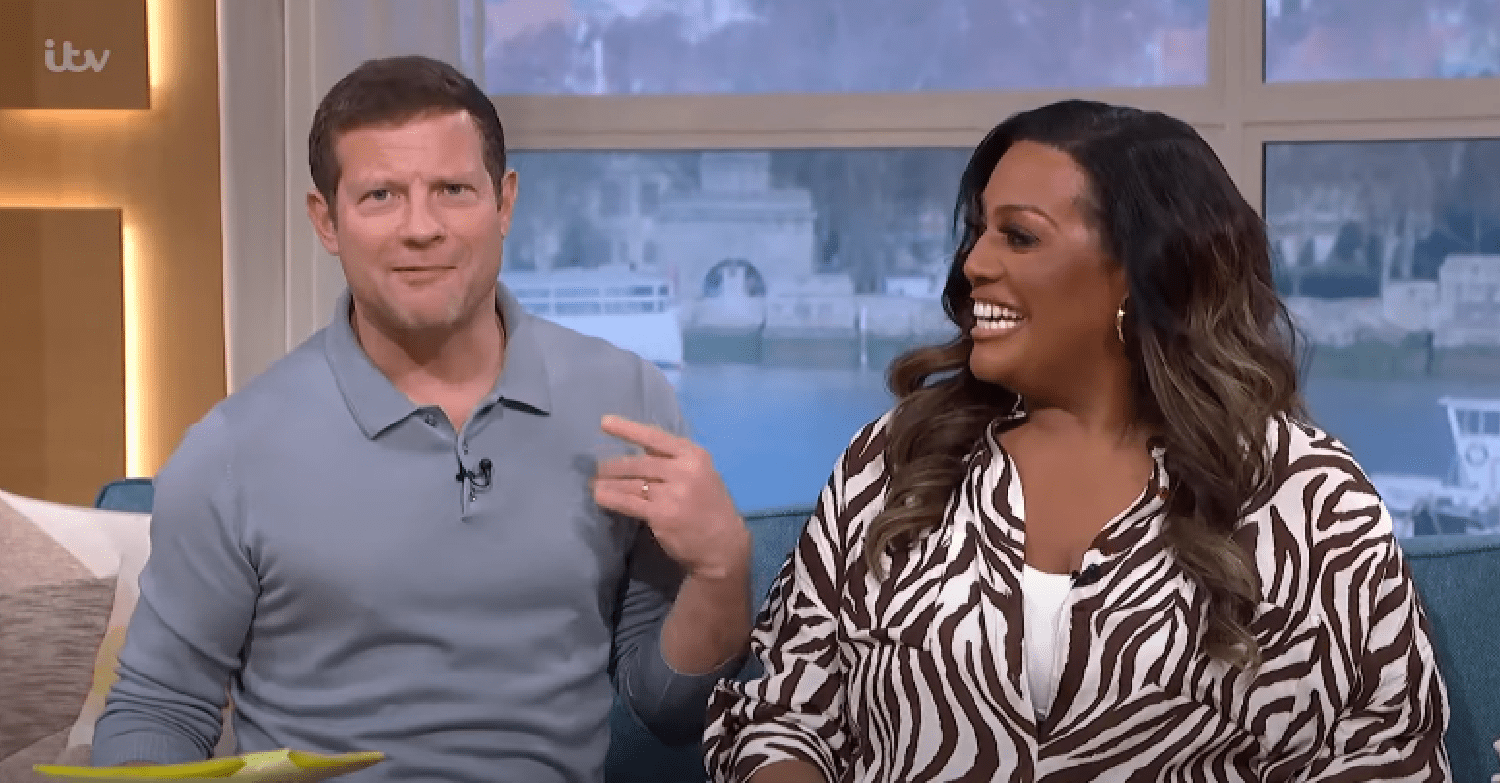Dermot O'Leary and Alison Hammond smiling on This Morning
