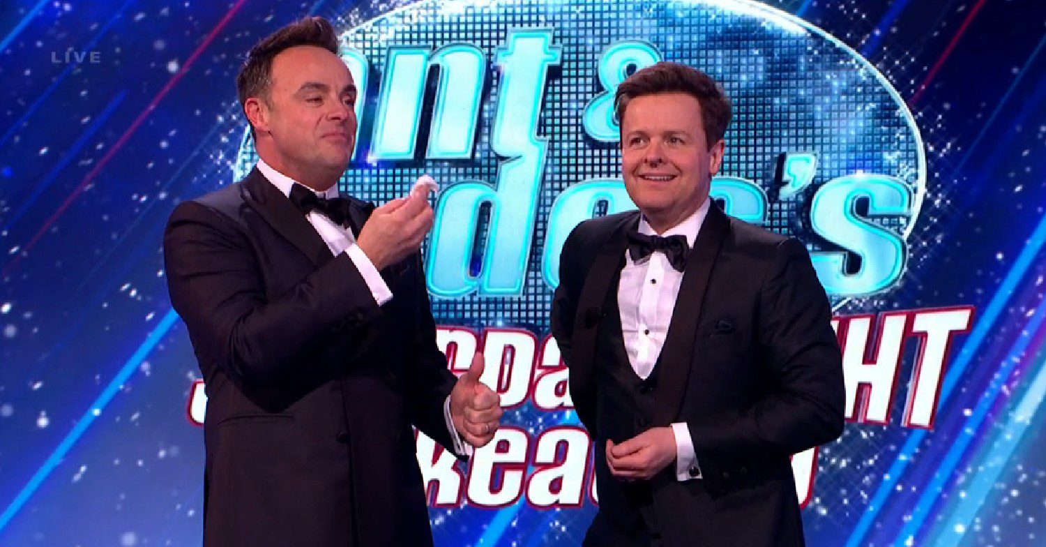 Ant and Dec on Saturday Night Takeaway