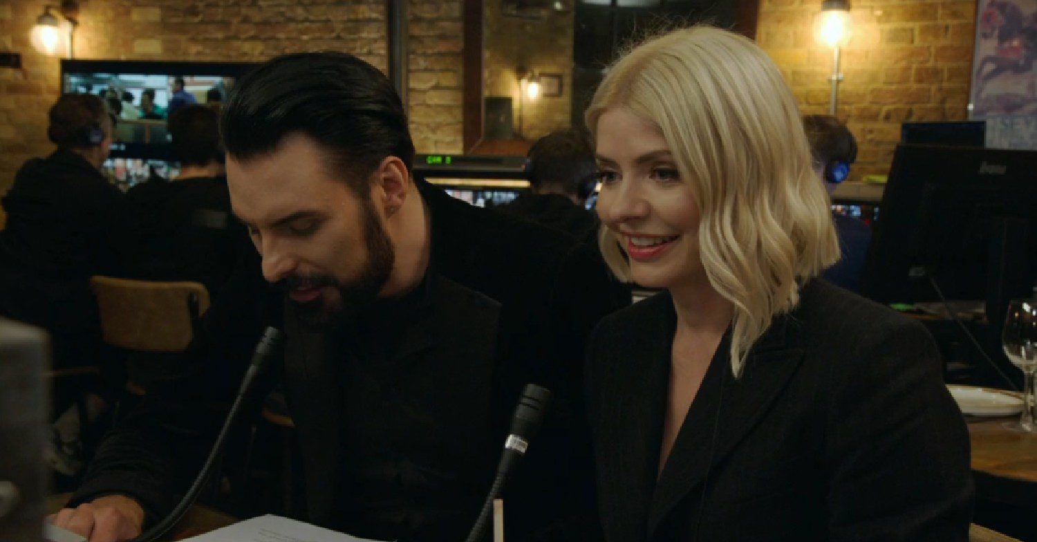 Rylan Clark and Holly Willoughby on Saturday Night Takeaway
