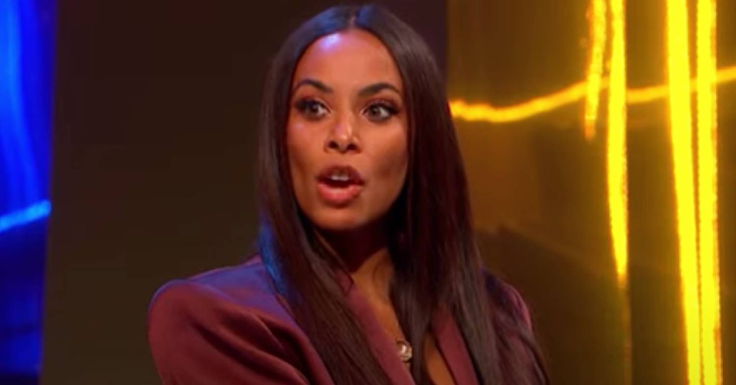 Rochelle Humes looks surprised