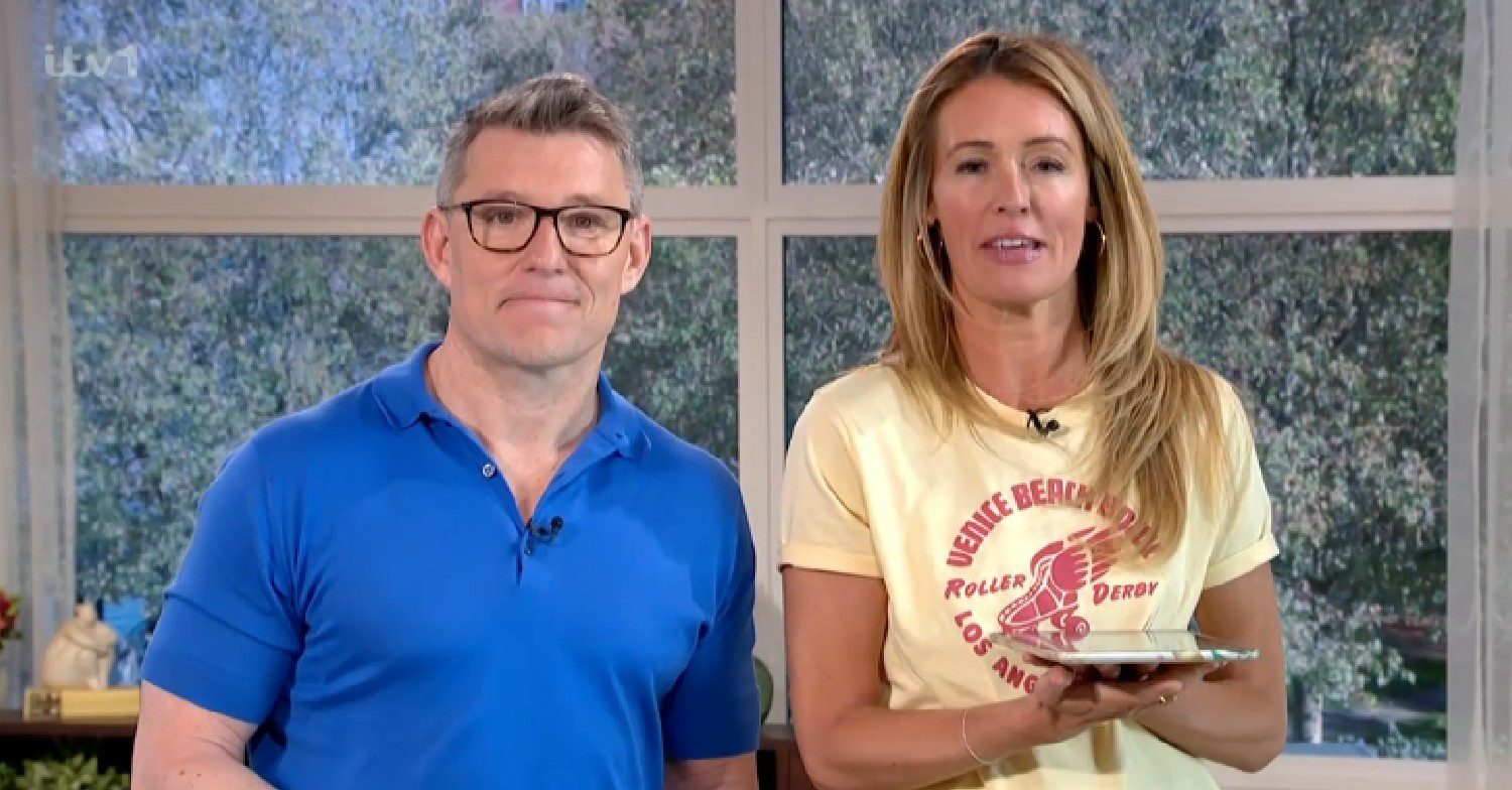 Ben Shephard and Cat Deeley hosting This Morning today