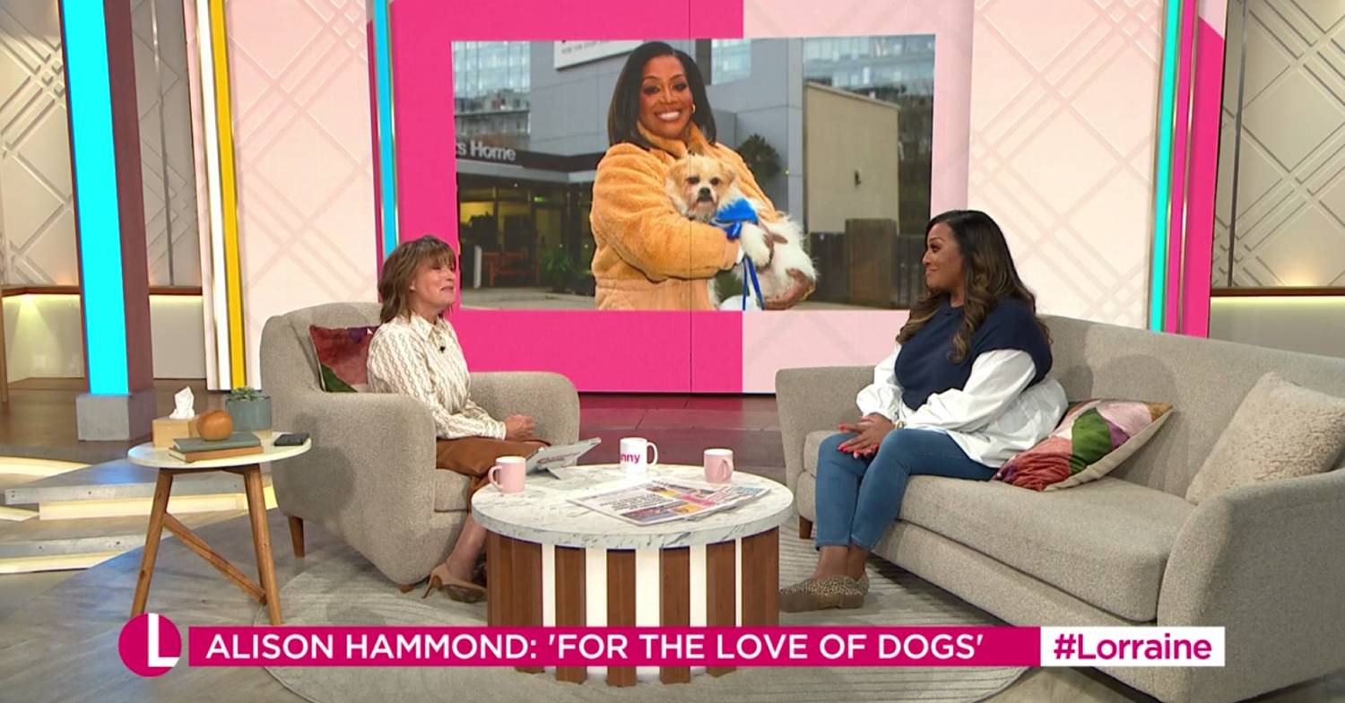 Lorraine Kelly chats with Alison Hammond