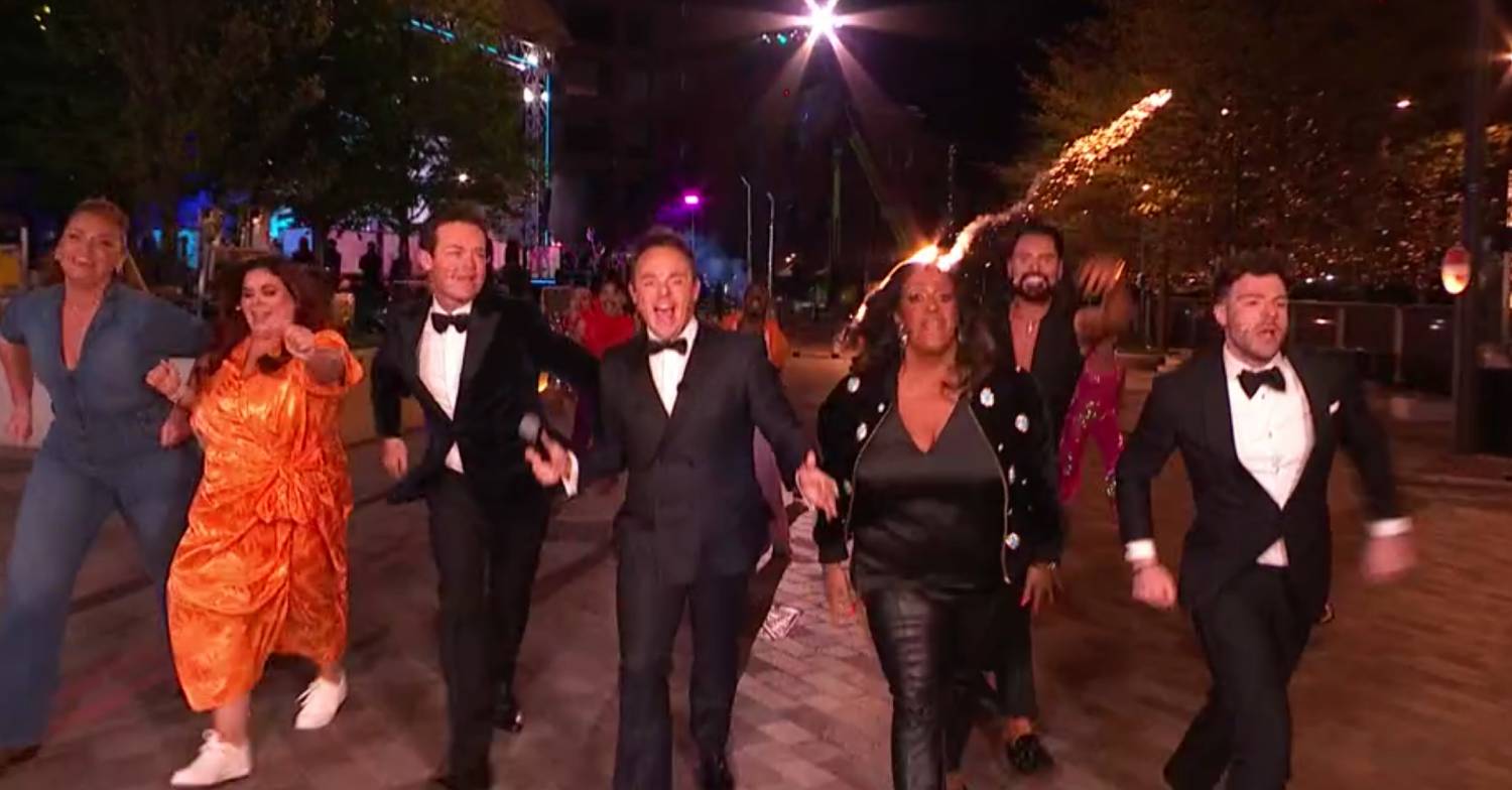 Scarlett Moffatt dancing on Saturday Night Takeaway