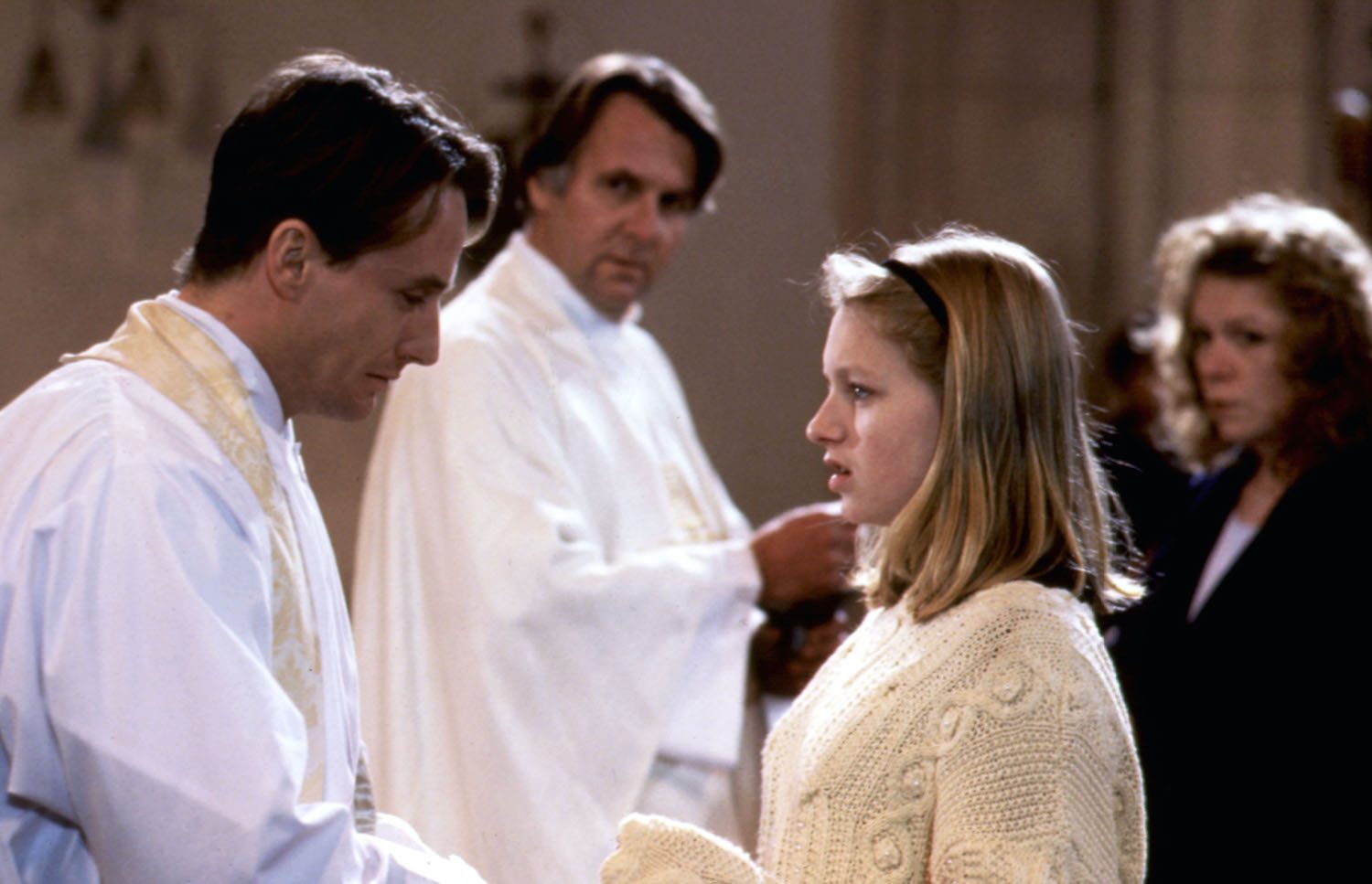 Christine Tremarco in Priest with Linus Roache