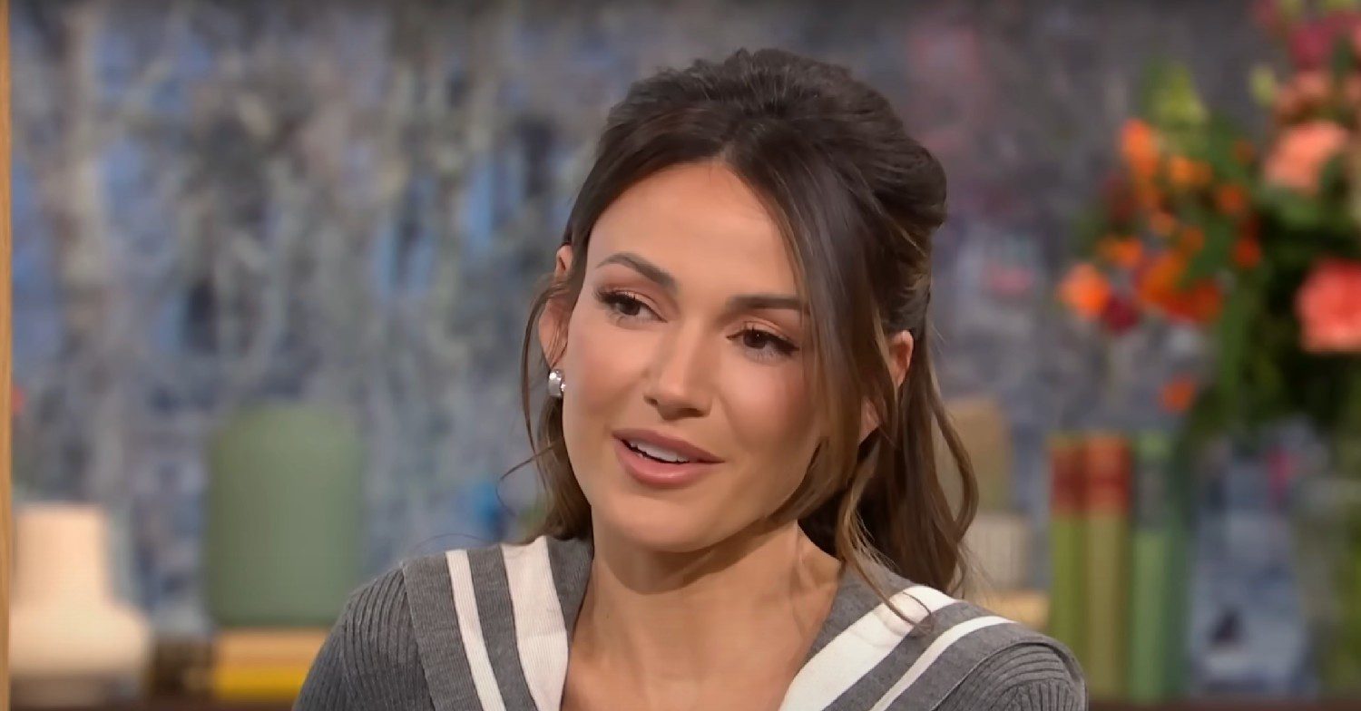 Michelle Keegan smiling on This Morning
