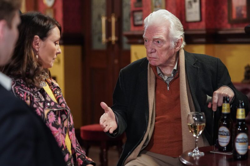 EastEnders: Stevie Mitchell offers his hand to Honey to shake in The Vic