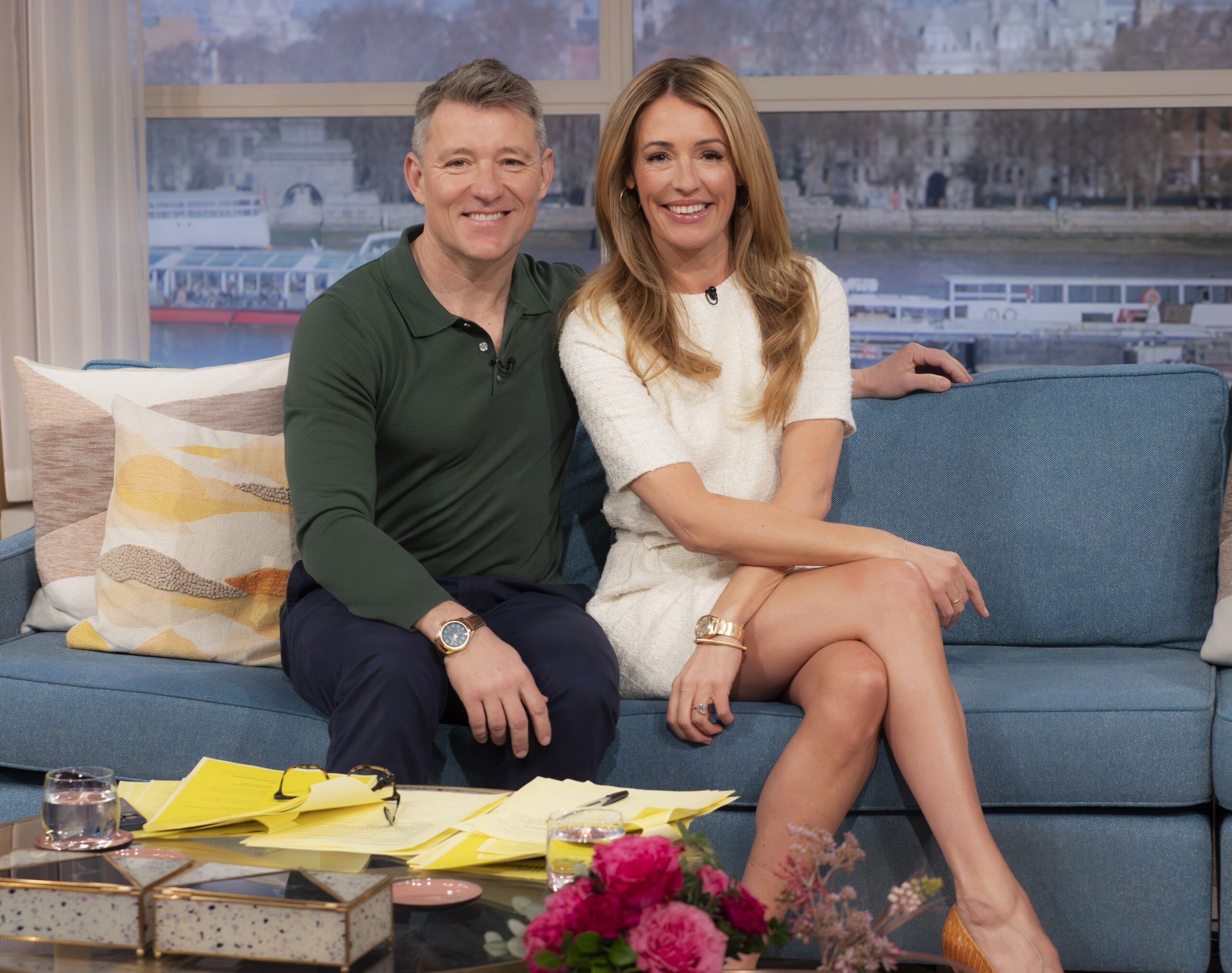 Ben Shephard and Cat Deeley smiling in This Morning promo pic