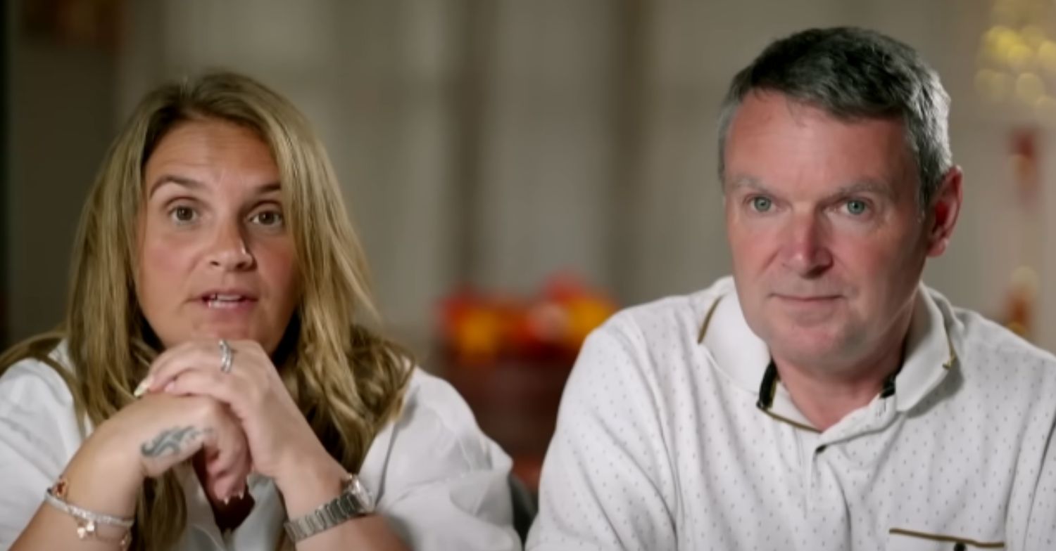 Sue and Noel Radford talking