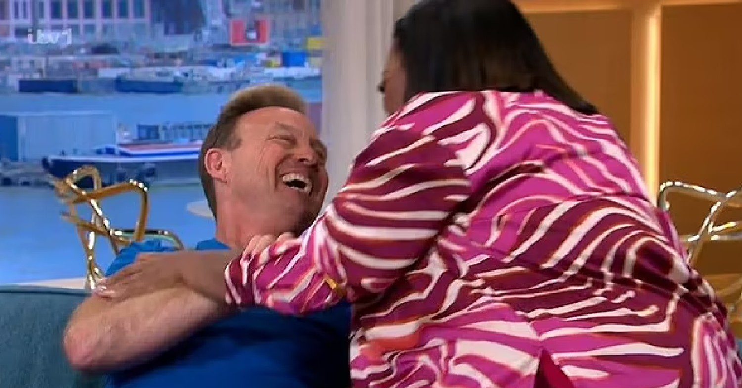 Alison Hammond on This Morning while mounting Jason