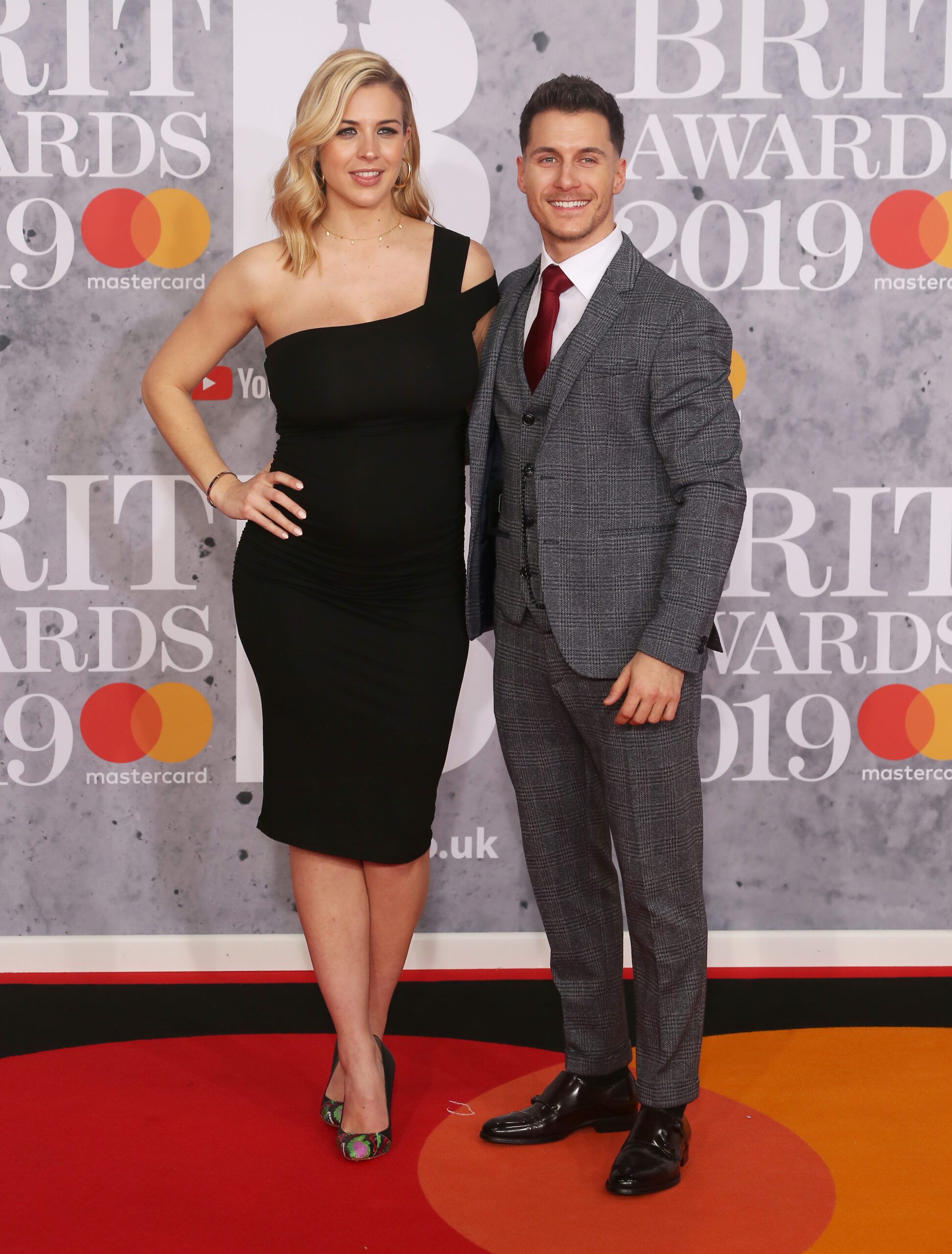 Gemma Atkinson and Gorka Marquez on the BRITs red carpet