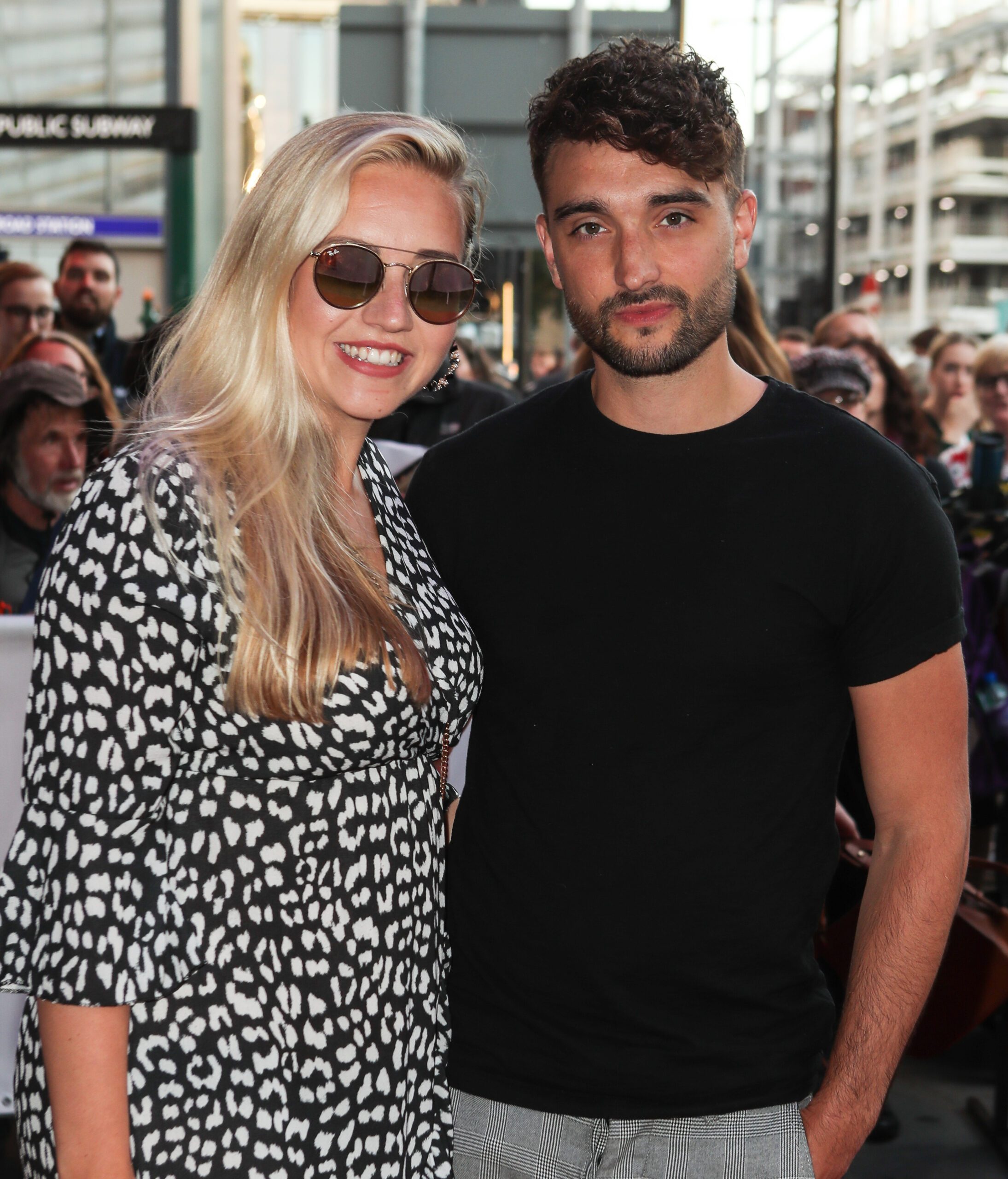 Kelsey Parker and Tom Parker smiling