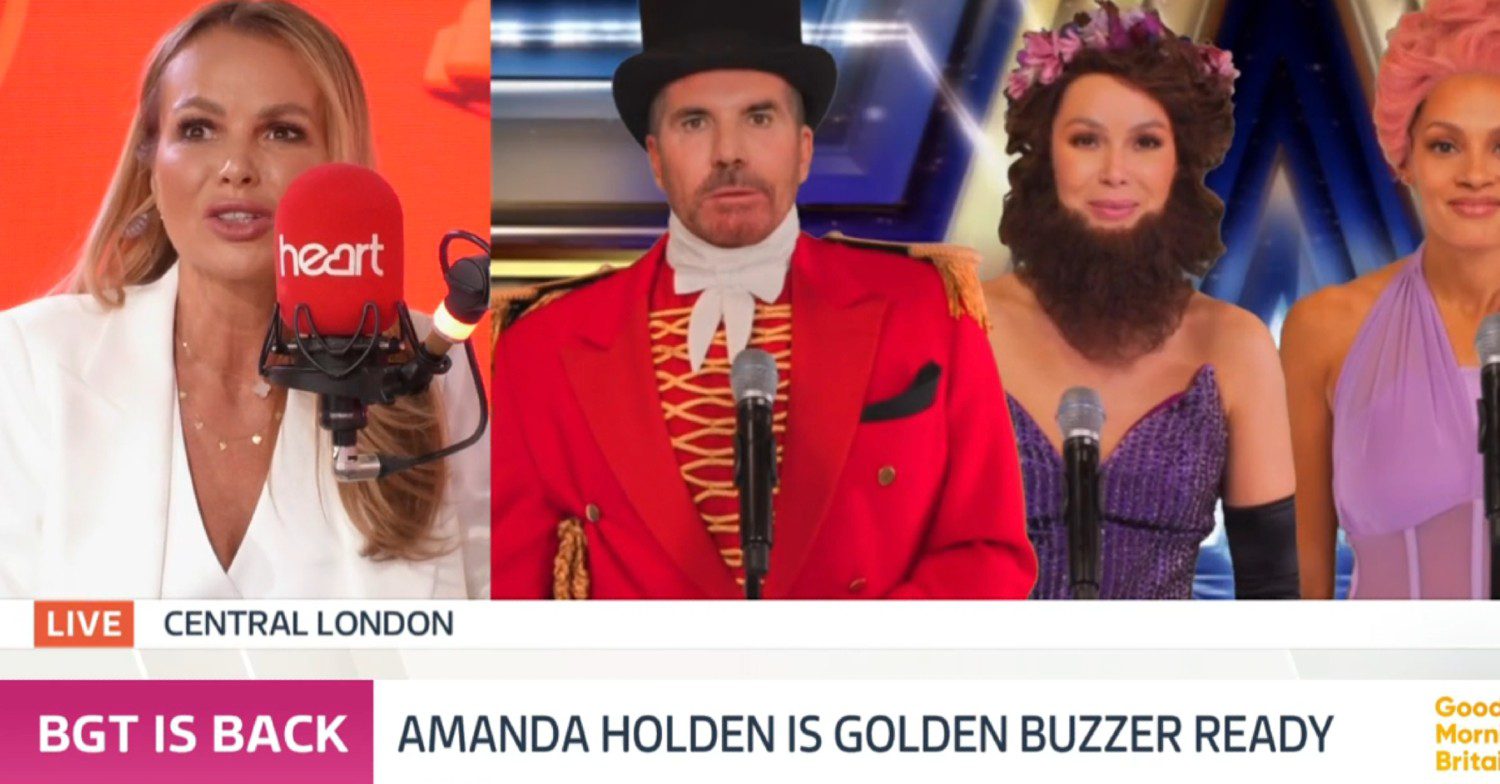 Amanda Holden explains strange AI performance on Britain's Got Talent whilst chatting on Good Morning Britain