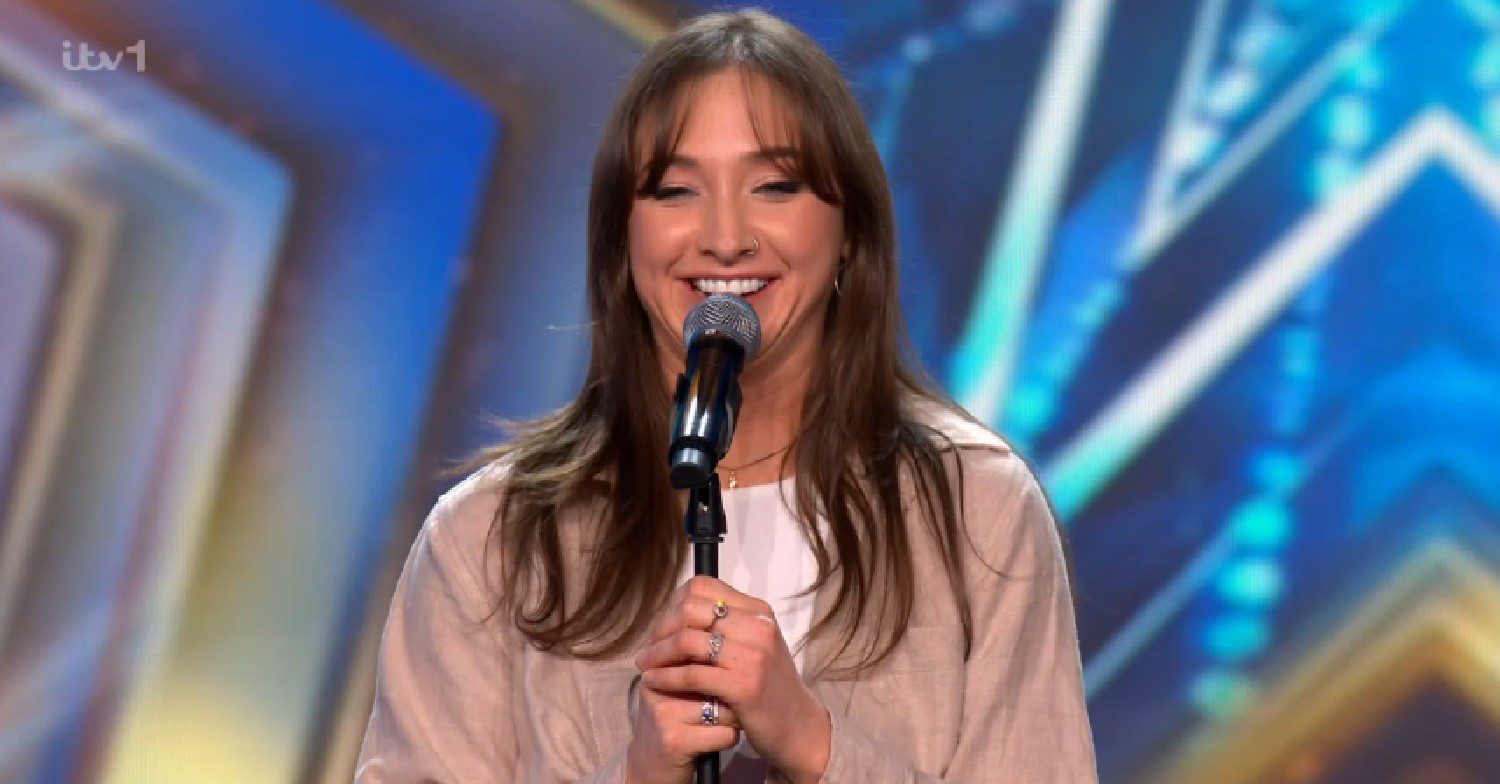 Sydnie Christmas smiling on BGT