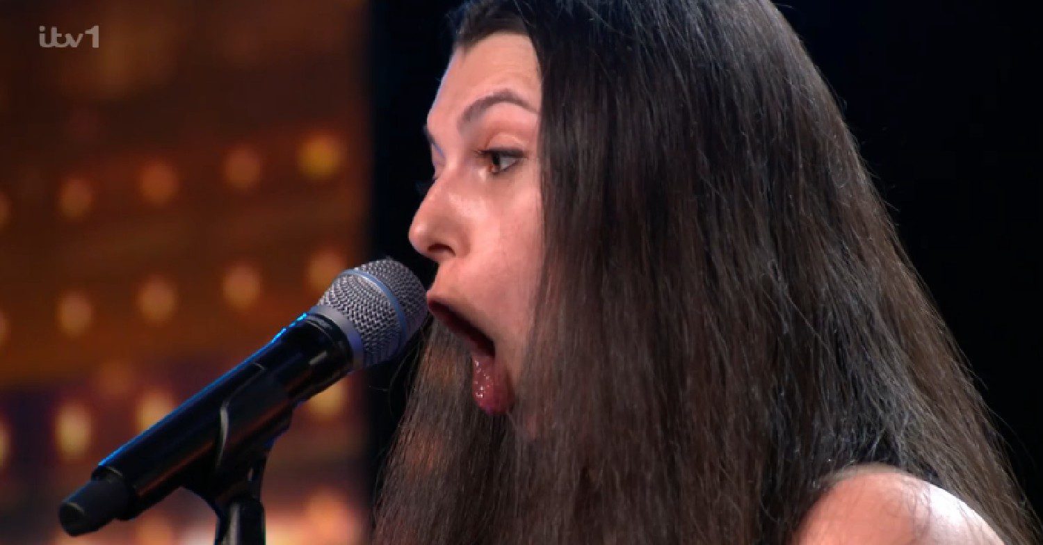 BGT 2024 act burping into a microphone