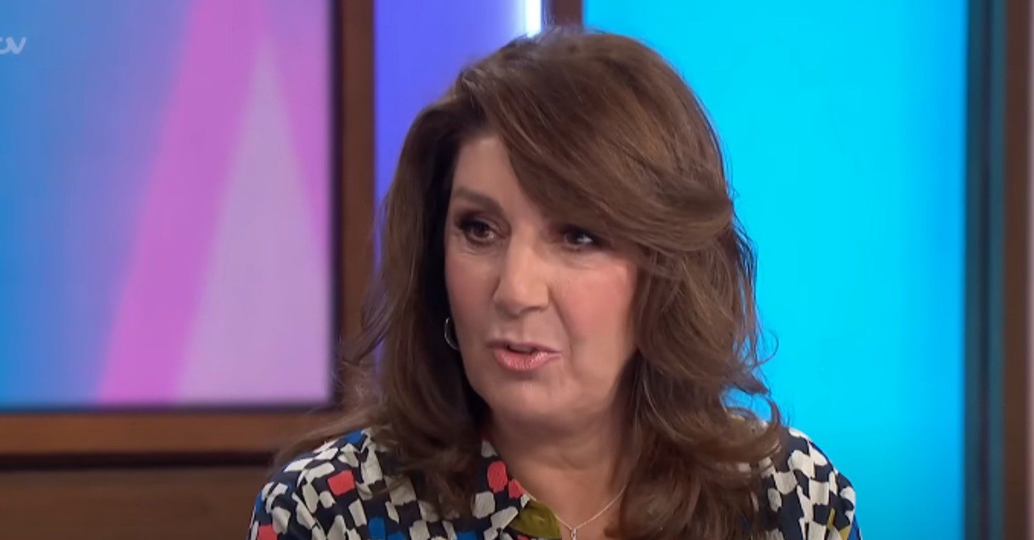 Jane McDonald speaking on Loose Women