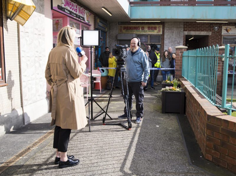 Coronation Street: A reconstruction into Lauren's disappearance is staged